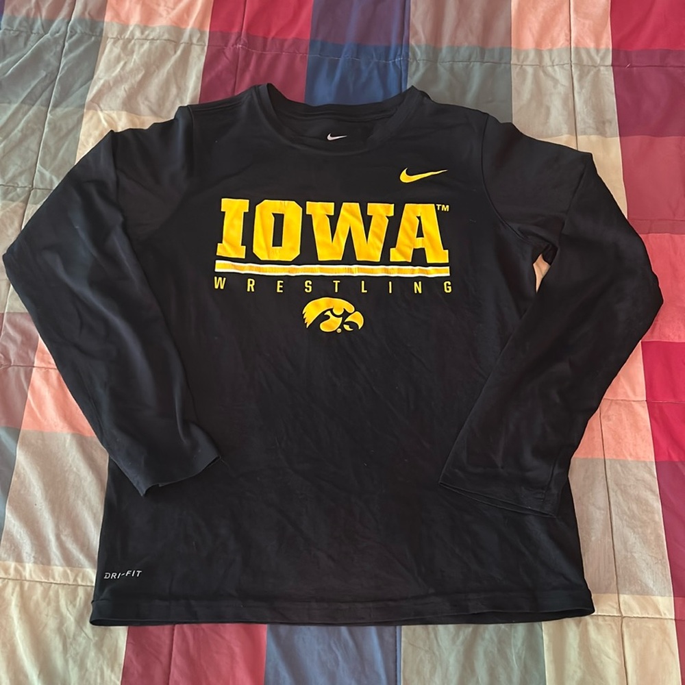 Nike Iowa Wrestling Long Sleeve
